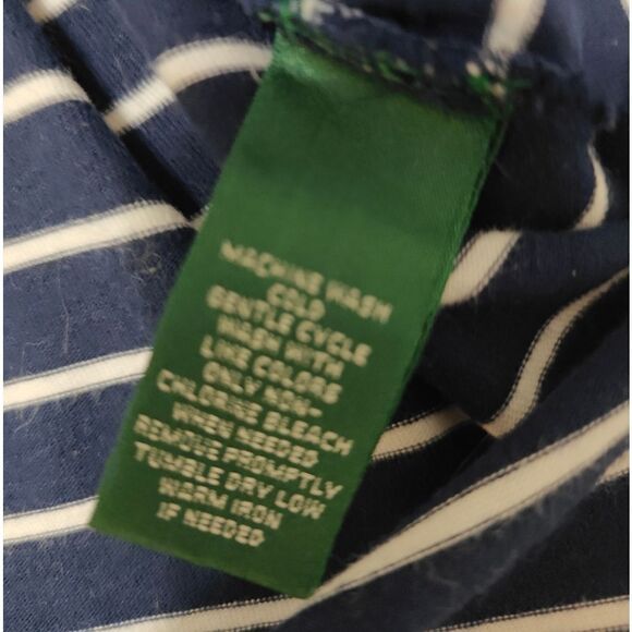 Ralph Lauren Navy Striped Dress plus size 3X - Picture 7 of 7